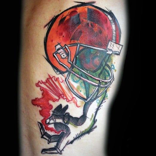 tatuaje futbol americano 187