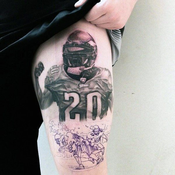 tatuaje futbol americano 202