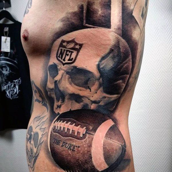 tatuaje futbol americano 76
