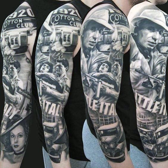 tatuaje gangster 22
