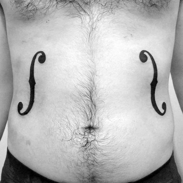 tatuaje violin 112