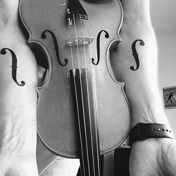 tatuaje violin 22