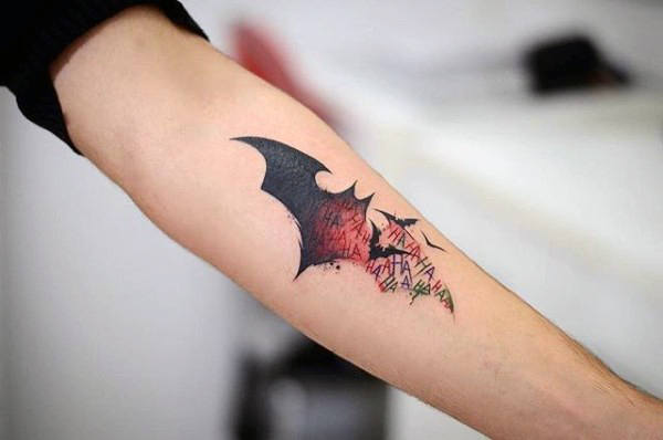 tatuaje batman para hombre 02