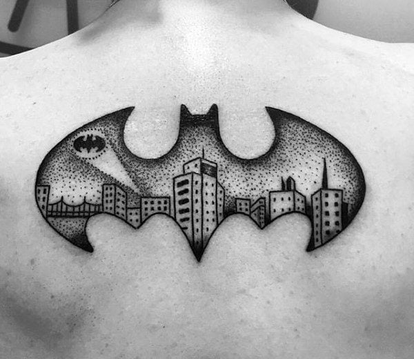tatuaje batman para hombre 06