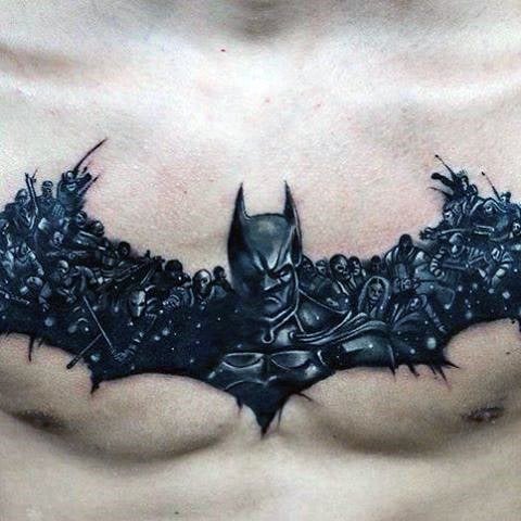 tatuaje batman para hombre 09
