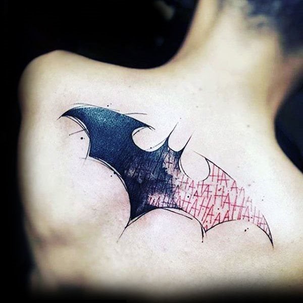 tatuaje batman para hombre 18