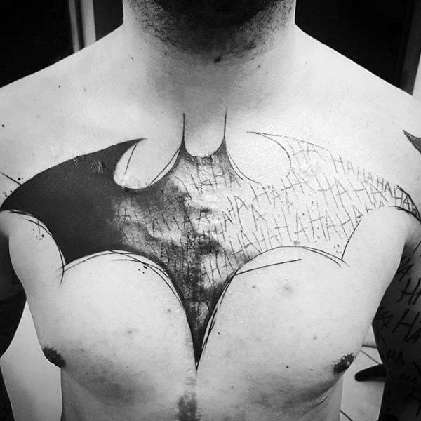 tatuaje batman para hombre 20