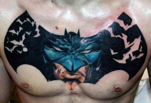 tatuaje batman para hombre 21