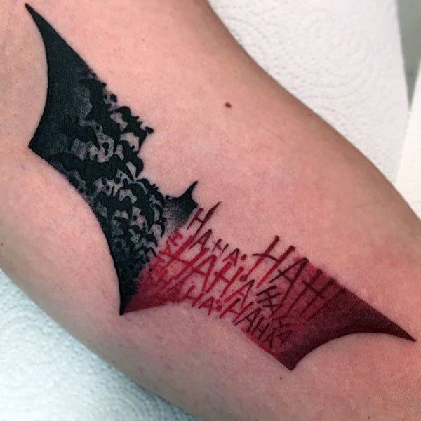tatuaje batman para hombre 23