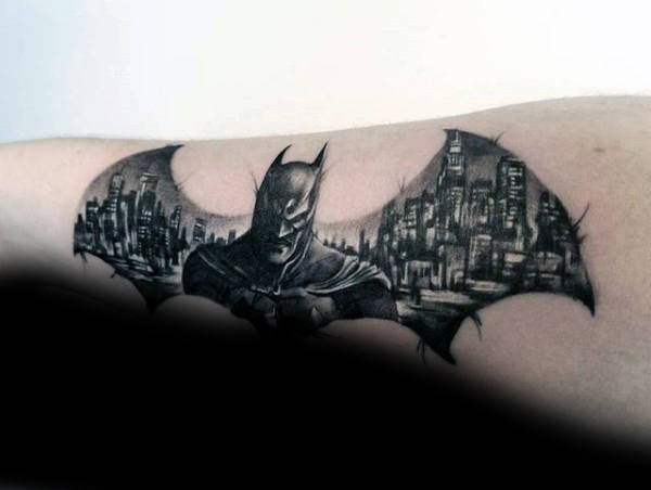 tatuaje batman para hombre 42