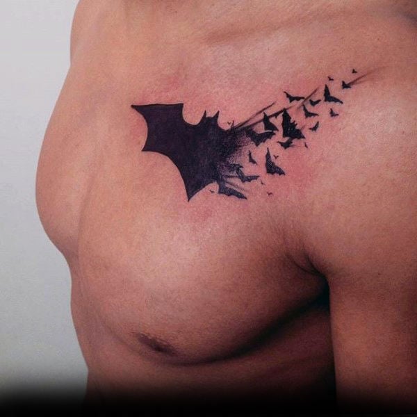 tatuaje batman para hombre 43