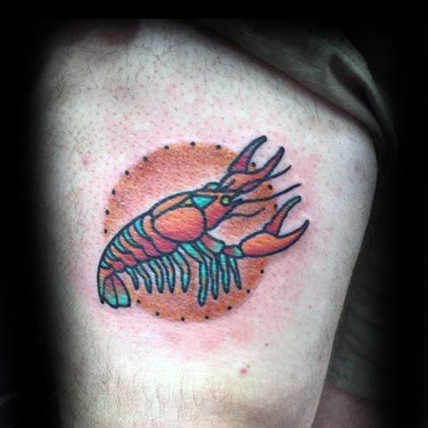 tatuaje cangrejo para hombre 36