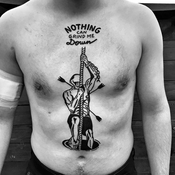 tatuaje flecha simple para hombre 18