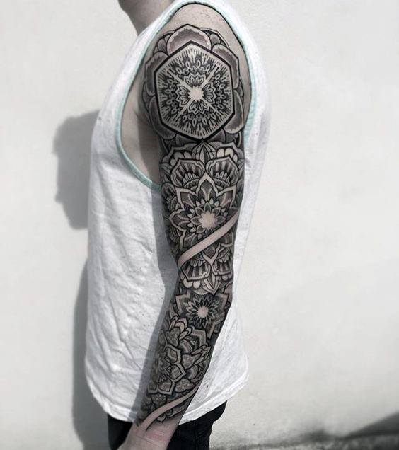 tatuaje mandala para hombre 09