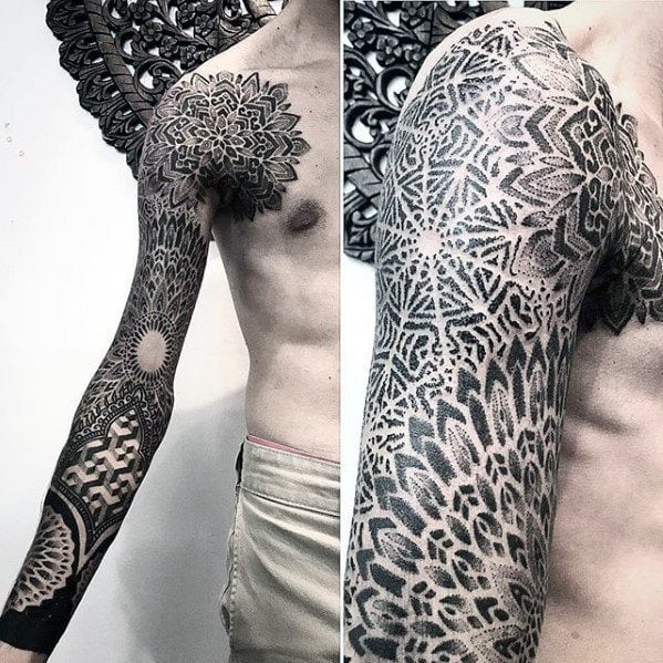 tatuaje mandala para hombre 31