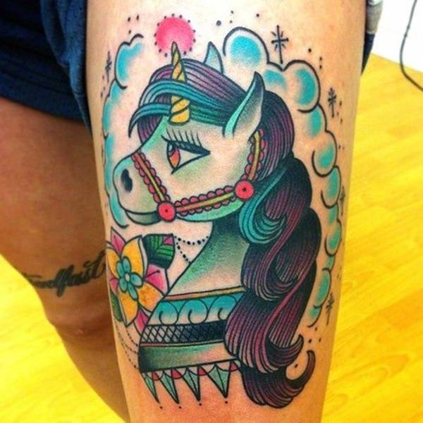 tatuaje unicornio 478
