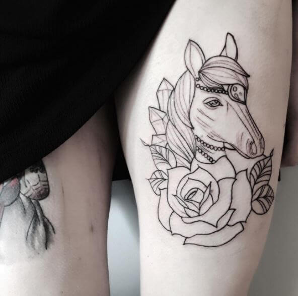 tatuaje caballo 362