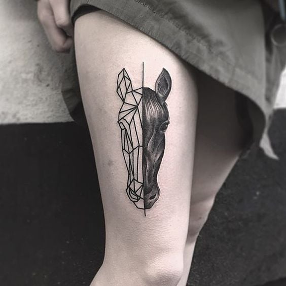 130 Tatuajes de caballos (Con su significado)