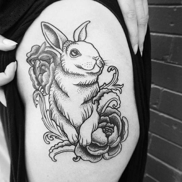 tatuaje conejo 215