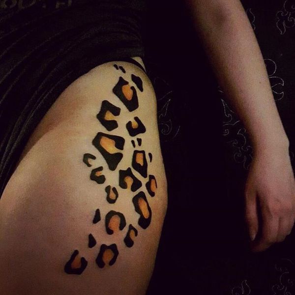 tatuaje leopardo 386