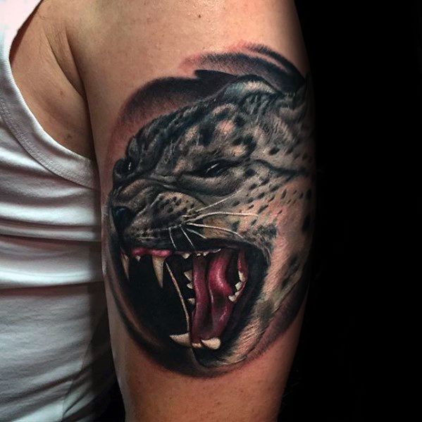 tatuaje leopardo 458