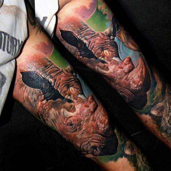 tatuaje rinoceronte 119