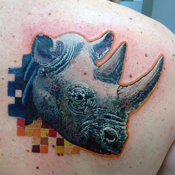 tatuaje rinoceronte 122