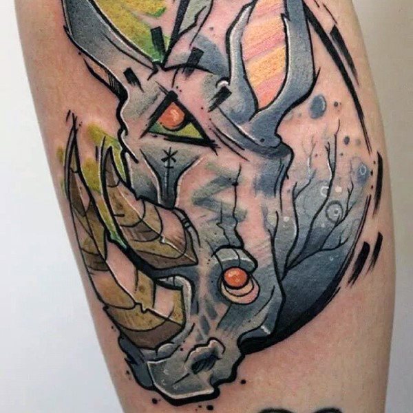 tatuaje rinoceronte 59
