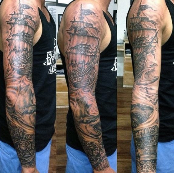 tatuaje tiburon 107
