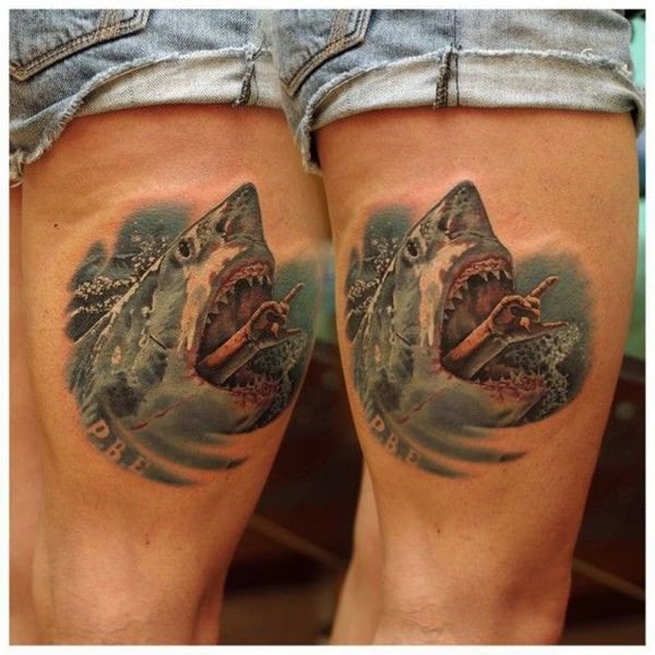 tatuaje tiburon 125