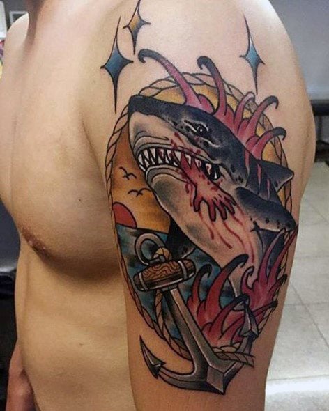 tatuaje tiburon 188