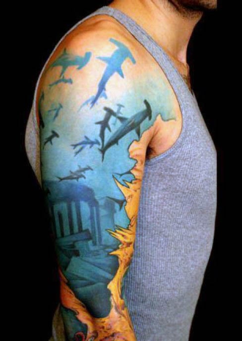tatuaje tiburon 236