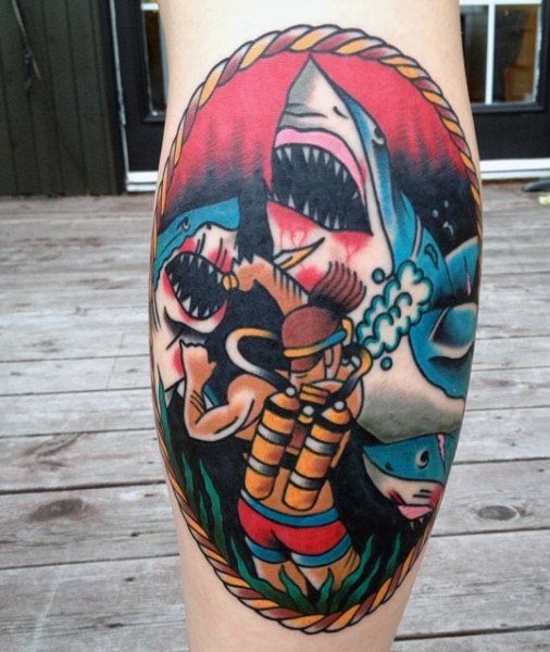 tatuaje tiburon 401
