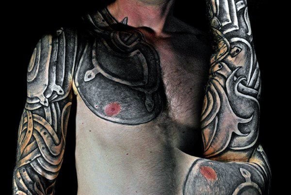 tatuaje armadura 133