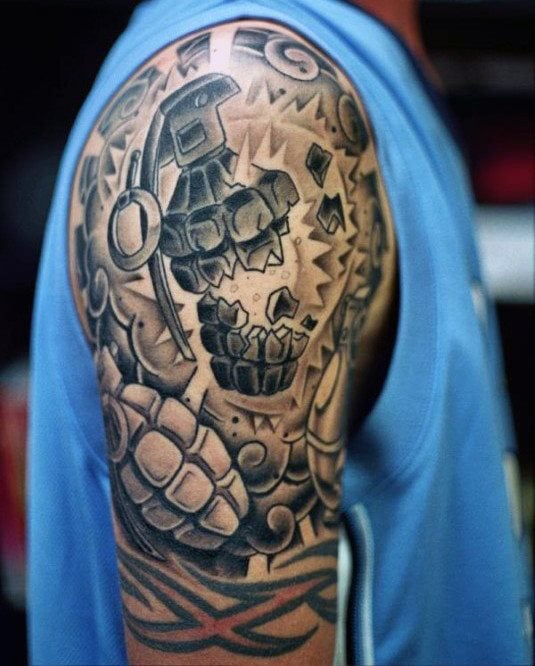 tatuaje granada 03