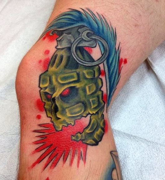 tatuaje granada 35