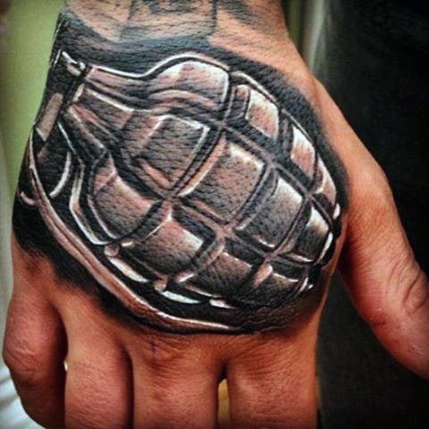 tatuaje granada 89