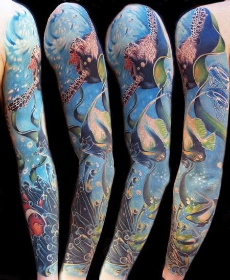 tatuaje manga oceano 09