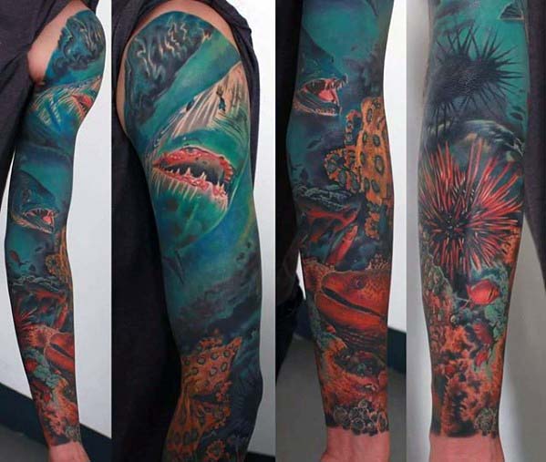 tatuaje manga oceano 29