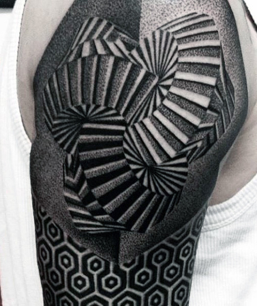 tatuaje 3d hombre 123