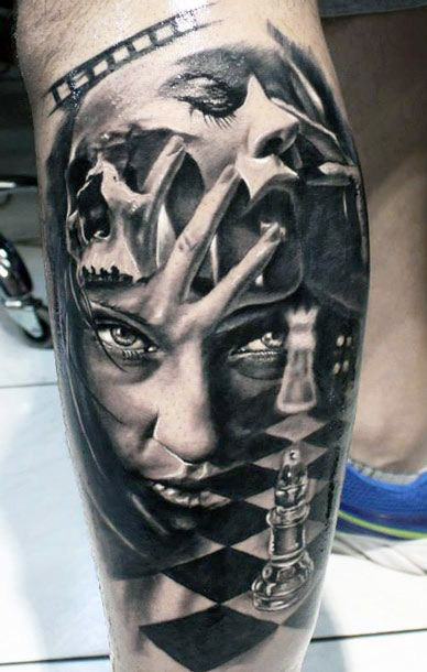 tatuaje 3d hombre 133