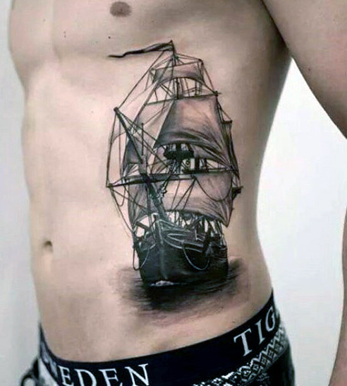 tatuaje 3d hombre 85