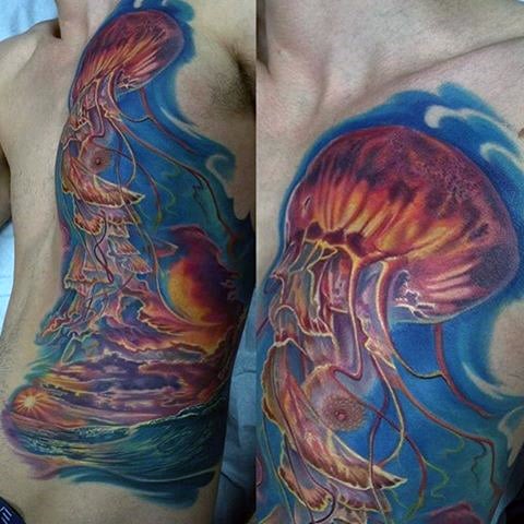 tatuaje medusa 25