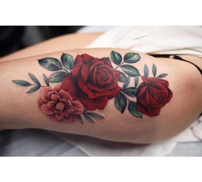 tatuaje rosa 137