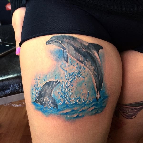 tatuaje delfin 164