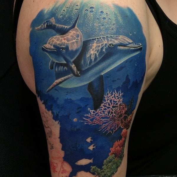 tatuaje delfin 23
