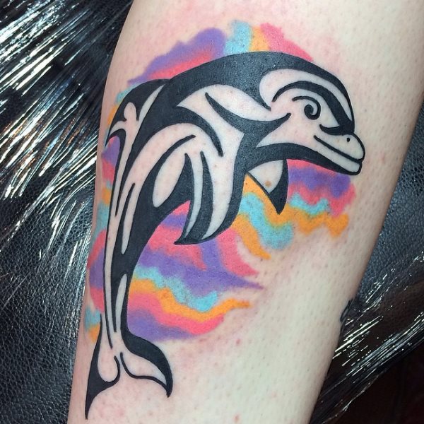 tatuaje delfin 26