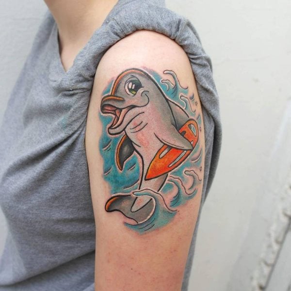 tatuaje delfin 50