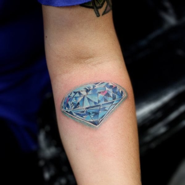 tatuaje diamante 107
