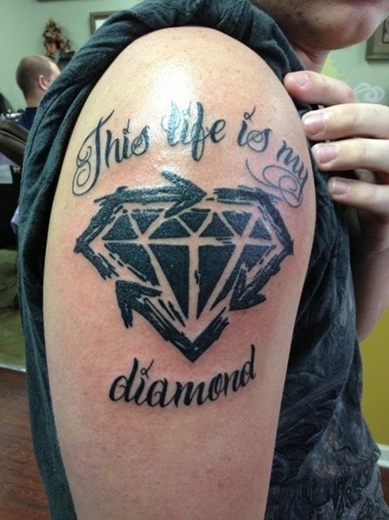 tatuaje diamante 23